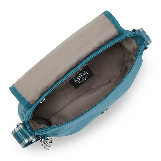 Kipling Sabian Crossbody Mini Táska Türkiz | HU 1342IL